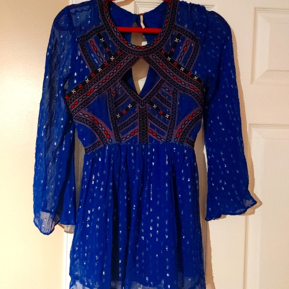 Free People Mini Dress Small - Picture 1 of 3